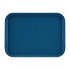 Cambro EpicTread Fibreglass Rectangular Non-Slip Tray Blue 350mm (DS517)