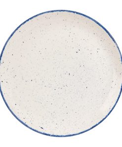 Churchill Stonecast Hints Coupe Plates Indigo Blue 288mm (Pack of 12) (DS574)