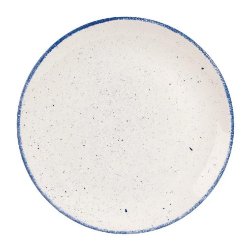Churchill Stonecast Hints Coupe Plates Indigo Blue 260mm (Pack of 12) (DS575)