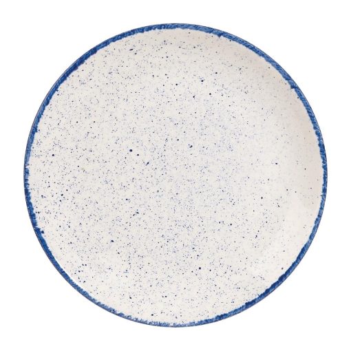 Churchill Stonecast Hints Coupe Plates Indigo Blue 165mm (Pack of 12) (DS577)