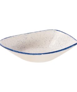 Churchill Stonecast Hints Triangle Bowls Indigo Blue 235mm (Pack of 12) (DS583)