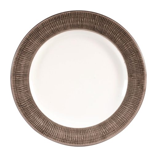 Churchill Bamboo Footed Plates Dusk 276mm (Pack of 12) (DS689)