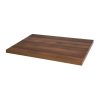 Bolero Pre-drilled Rectangular Table Top Rustic Oak (DT442)