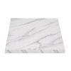 Bolero Pre-drilled Square Table Top 600mm Marble Effect (DT444)