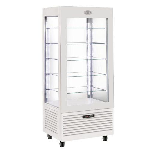 Roller Grill Display Fridge with Fixed Shelves White (DT738)