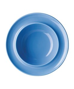 Olympia Heritage Raised Rim Bowl Blue 205mm (Pack of 4) (DW142)