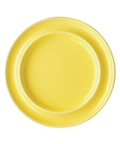 Olympia Heritage Raised Rim Plates Yellow 203mm (Pack of 4) (DW146)