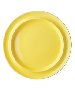 Olympia Heritage Raised Rim Plates Yellow 253mm (Pack of 4) (DW147)