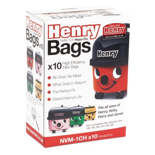 Numatic Henry Replacement Dust Bags (Pack of 10) (DW159)