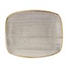 Churchill Stonecast Rectangular Plates Barley White 126 x 154mm (DW328)