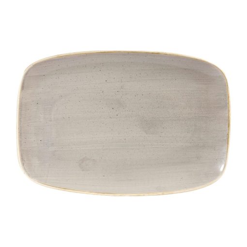 Churchill Stonecast Rectangular Plates Peppercorn Grey 245 x 355mm (DW329)
