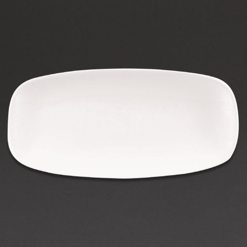 Churchill X Squared Oblong Plates White 127 x 269mm (Pack of 12) (DW344)