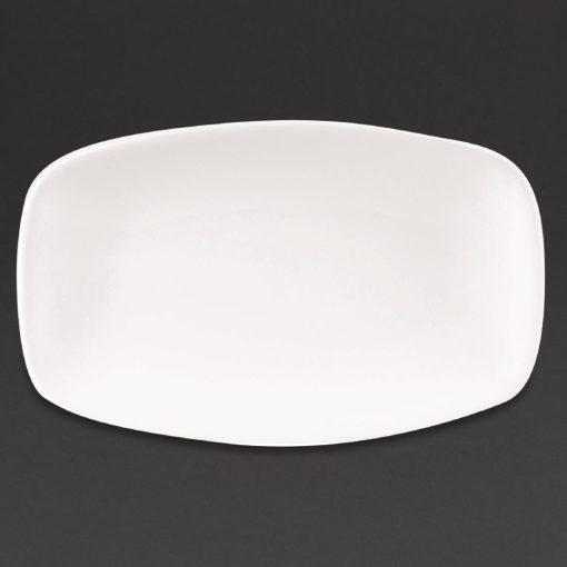 Churchill X Squared Oblong Plates White 121 x 200mm (Pack of 12) (DW345)