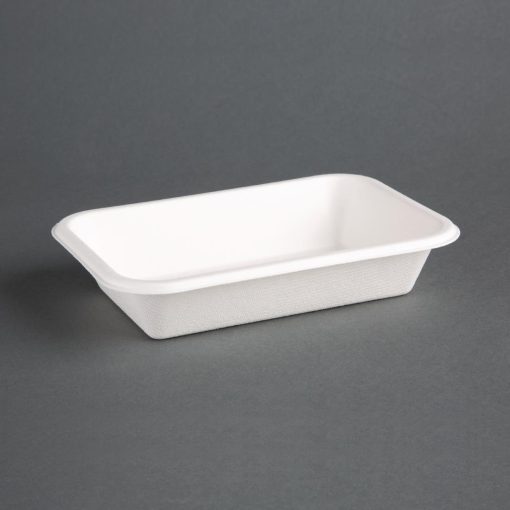 Fiesta Green Compostable Bagasse Food Trays 16oz (Pack of 50) (DW347)