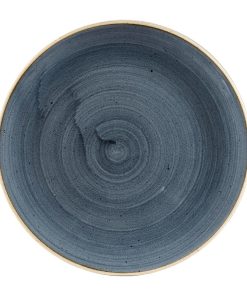 Churchill Stonecast Coupe Plates Blueberry 260mm (Pack of 12) (DW351)