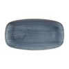 Churchill Stonecast Rectangular Plates Blueberry 153 x 298mm (Pack of 12) (DW356)