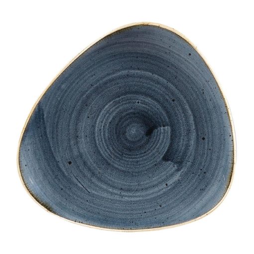Churchill Stonecast Triangular Plates Blueberry 192mm (Pack of 12) (DW364)
