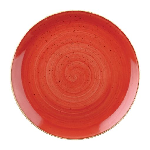 Churchill Stonecast Coupe Bowls Berry Red 182mm (Pack of 12) (DW368)