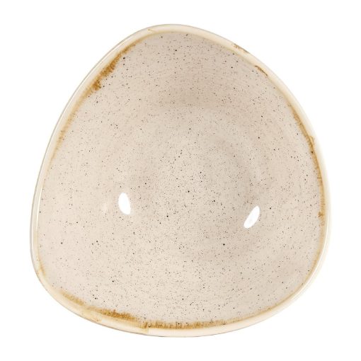 Churchill Stonecast Triangular Bowls Nutmeg Cream 153mm (Pack of 12) (DW371)