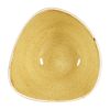 Churchill Stonecast Triangular Bowls Mustard Seed Yellow 153mm (DW375)