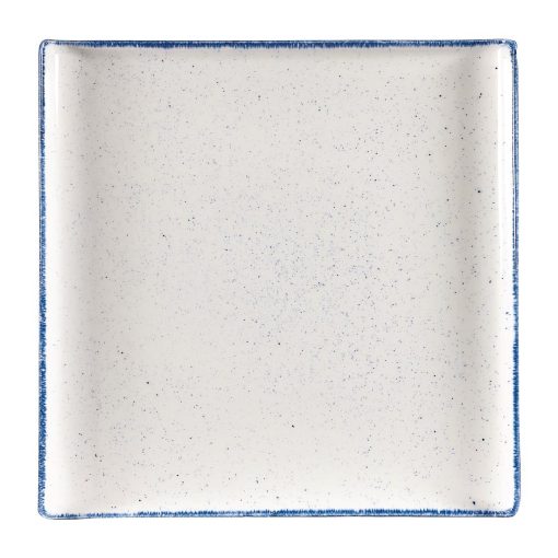 Churchill Stonecast Hints Square Plates Indigo Blue 303mm (Pack of 4) (DW382)