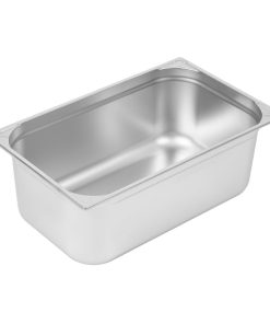 Vogue Heavy Duty Stainless Steel 1/1 Gastronorm Pan 200mm (DW436)