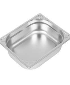 Vogue Heavy Duty Stainless Steel 1/2 Gastronorm Pan 100mm (DW439)