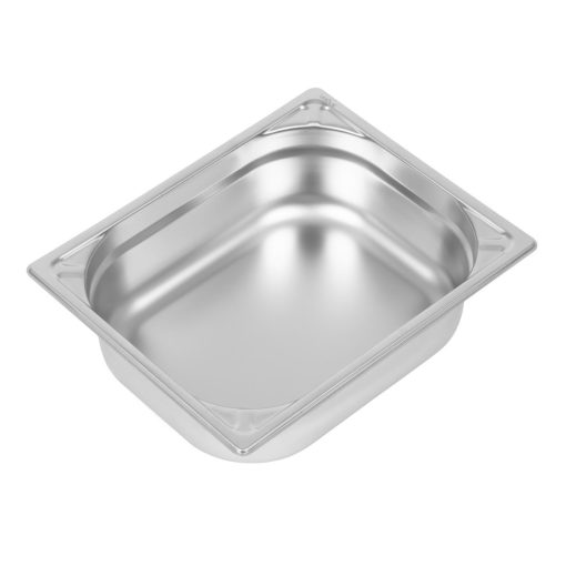 Vogue Heavy Duty Stainless Steel 1/2 Gastronorm Pan 100mm (DW439)