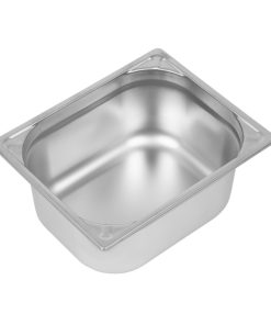 Vogue Heavy Duty Stainless Steel 1/2 Gastronorm Pan 150mm (DW440)
