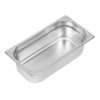Vogue Heavy Duty Stainless Steel 1/3 Gastronorm Pan 100mm (DW443)