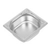 Vogue Heavy Duty Stainless Steel 1/6 Gastronorm Pan 65mm (DW449)