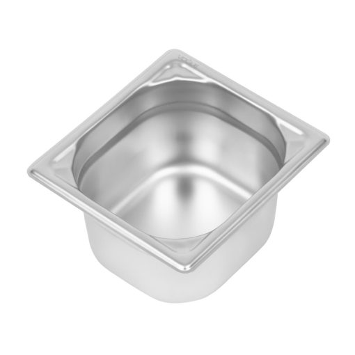 Vogue Heavy Duty Stainless Steel 1/6 Gastronorm Pan 100mm (DW450)