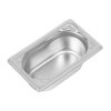 Vogue Heavy Duty Stainless Steel 1/9 Gastronorm Pan 65mm (DW453)