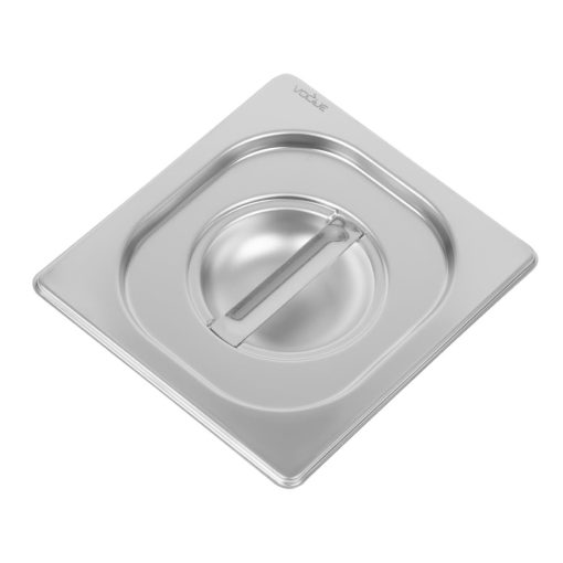 Vogue Heavy Duty Stainless Steel 1/6 Gastronorm Pan Lid (DW459)