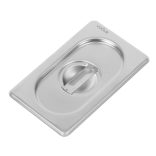 Vogue Heavy Duty Stainless Steel 1/9 Gastronorm Pan Lid (DW460)