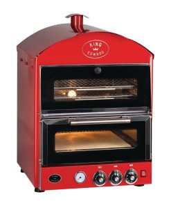 King Edward Pizza King Oven and Warmer PK1W Red (DW475)