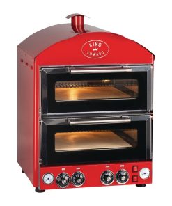 King Edward Pizza King Oven PK2 Red (DW476)
