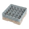 Cambro Camrack Beige 25 Compartments Max Glass Height 133mm (DW555)