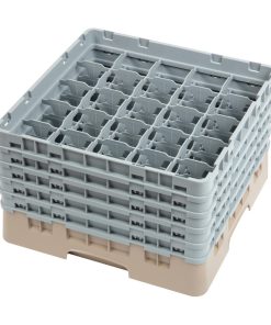Cambro Camrack Beige 25 Compartments Max Glass Height 257mm (DW556)