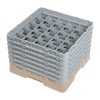 Cambro Camrack Beige 25 Compartments Max Glass Height 298mm (DW557)
