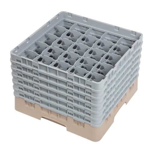 Cambro Camrack Beige 25 Compartments Max Glass Height 298mm (DW557)