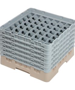 Cambro Camrack Beige 49 Compartments Max Glass Height 298mm (DW563)