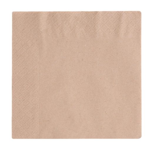 Vegware Compostable Unbleached Lunch Napkins 330mm (Pack of 2000) (DW621)