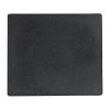 Churchill Alchemy Buffet Rectangular Melamine Tiles Black 258mm (Pack of 6) (DW766)