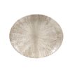 Churchill Studio Prints Stone Coupe Oval Plates Agate Grey 270mm (Pack of 12) (DW797)
