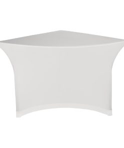 ZOWN XLCorner Table Stretch Cover White (DW832)