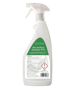 ChemEco Bio Surface Sanitiser Ready To Use 750ml (Pack of 6) (DY019)