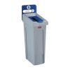 Rubbermaid Slim Jim Paper Recycling Station Blue 87Ltr (DY087)