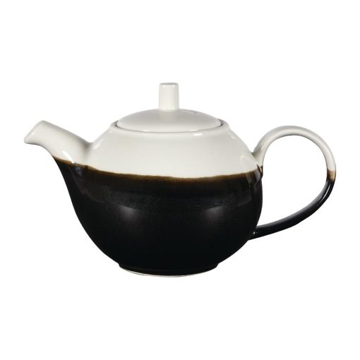 Churchill Monochrome Profile Teapots Onyx Black 430ml (Pack of 4) (DY170)