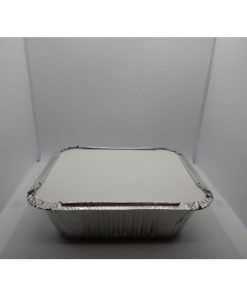 White Lid for Rectangular Foil Container (Pack of 1000) (DY199)